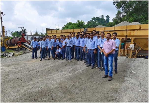 Industrial Visit to Stone Crusher Unit, N.K.Enterprise Date of visit: 23-09-2022