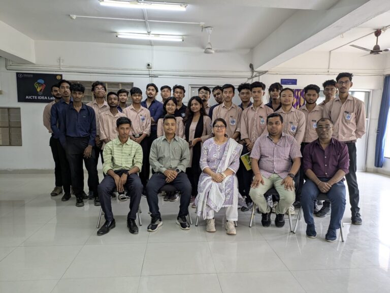 A One Day Visit to GCU AICTE-IDEA Lab was organized for the students of 6th Sem from the Dept of ME from Assam Enginnering Institute, Chandmari.